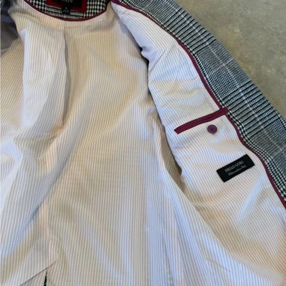 J. Crew Black and White Checkered Blazer - Picture 4 of 5